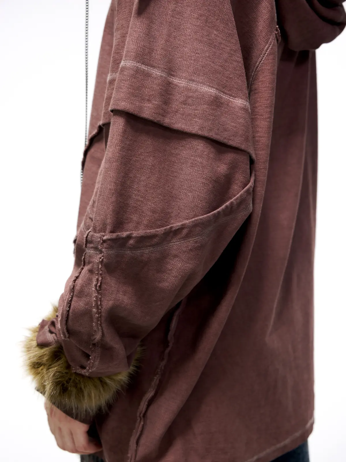 Deconstructed Hoodies with Gradient Wash - Image 13
