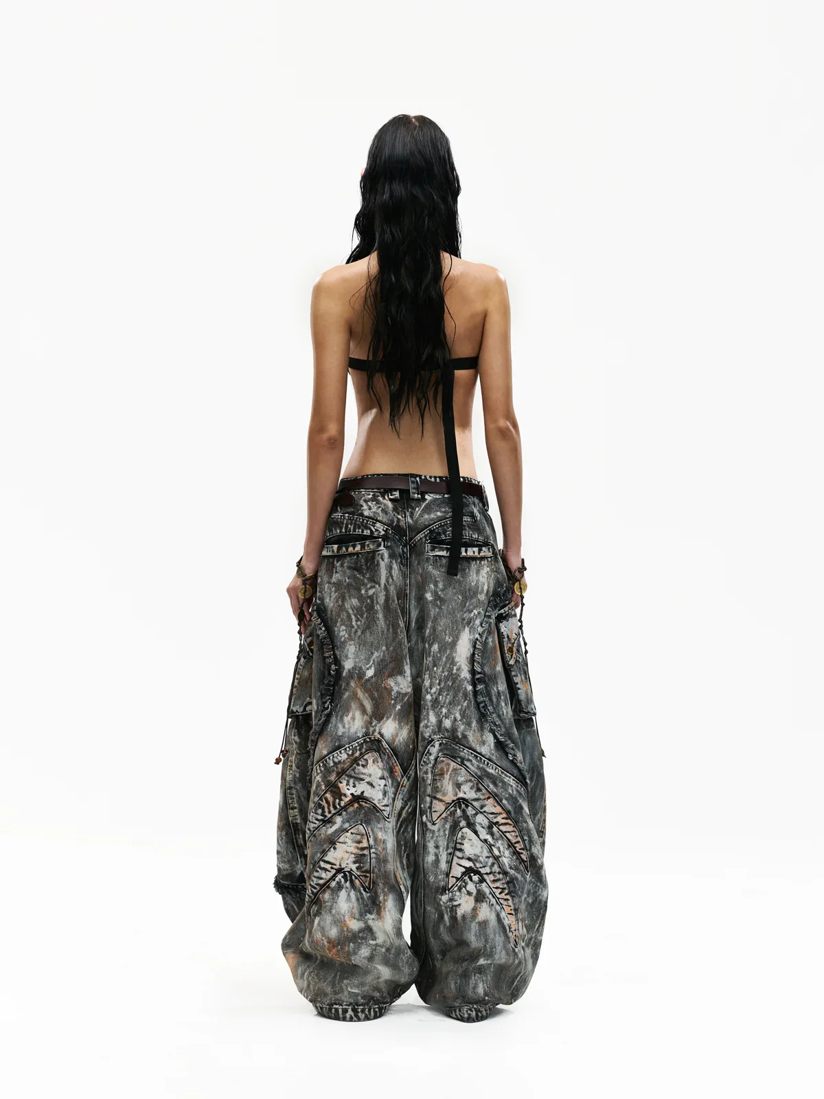 Graffiti Mud Wash Baggy Jeans (only 60 pieces) - Image 8
