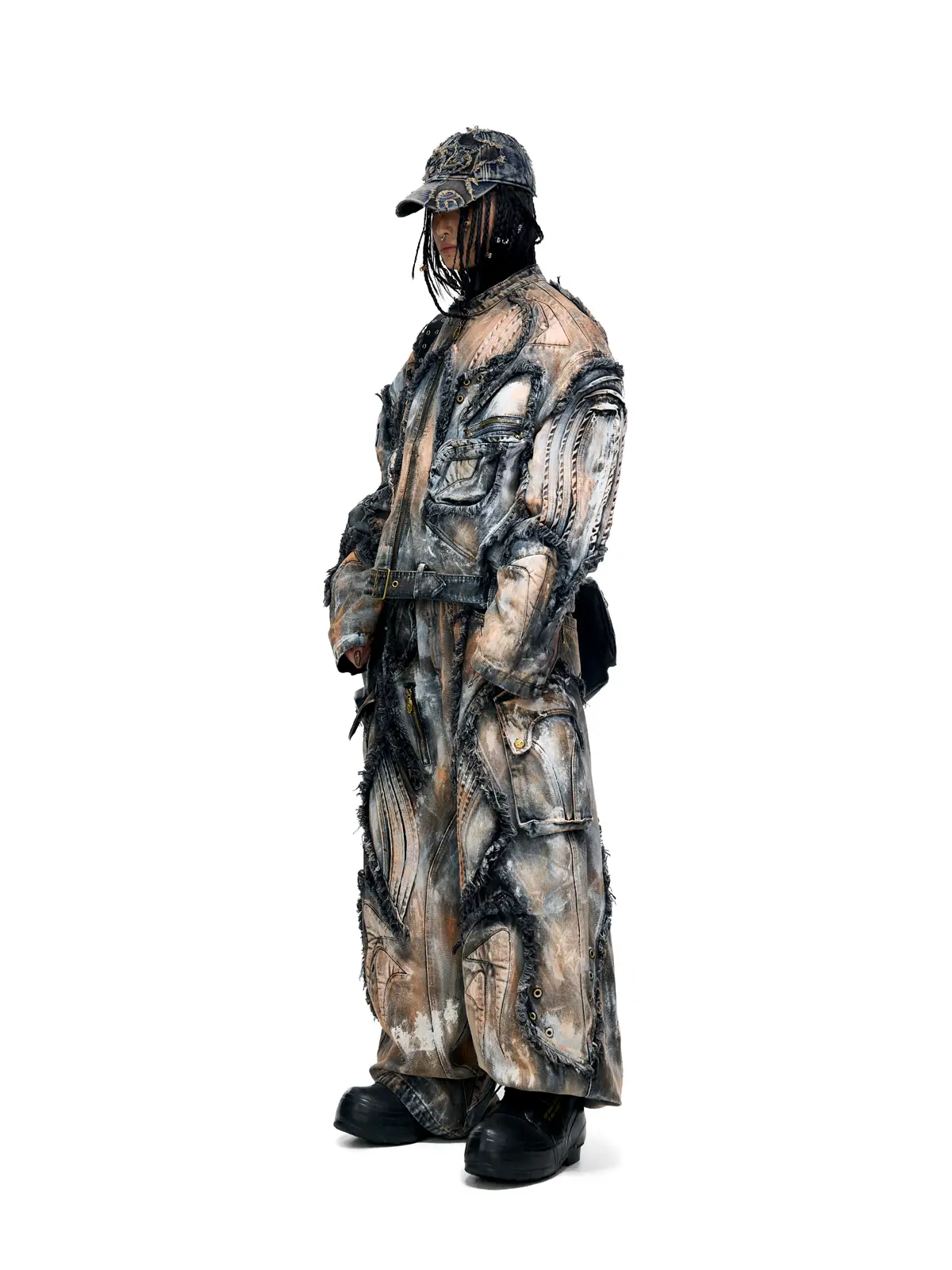 Graffiti Mud Wash Denim Jacket (only 60 pieces) - Image 11