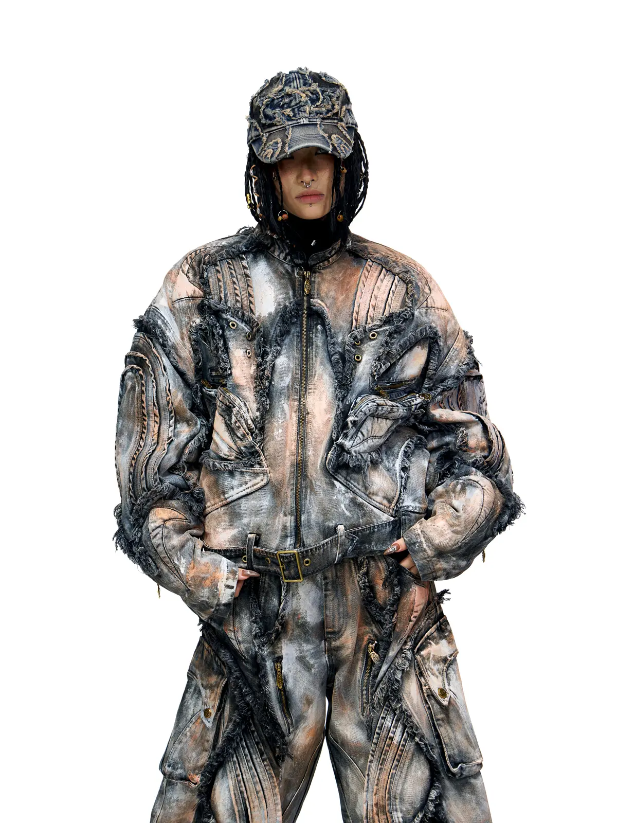 Graffiti Mud Wash Denim Jacket (only 60 pieces) - Image 3