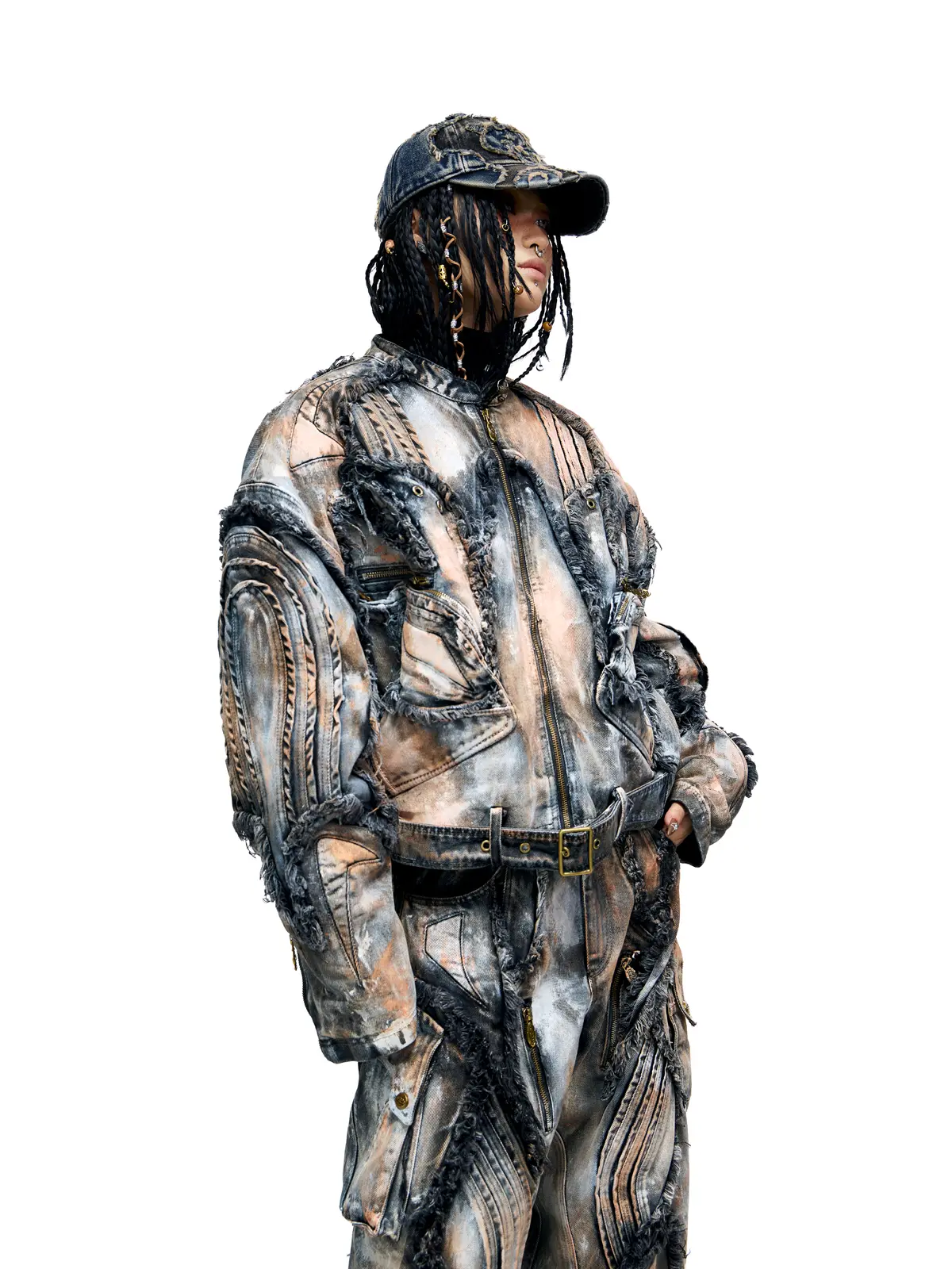 Graffiti Mud Wash Denim Jacket (only 60 pieces) - Image 4
