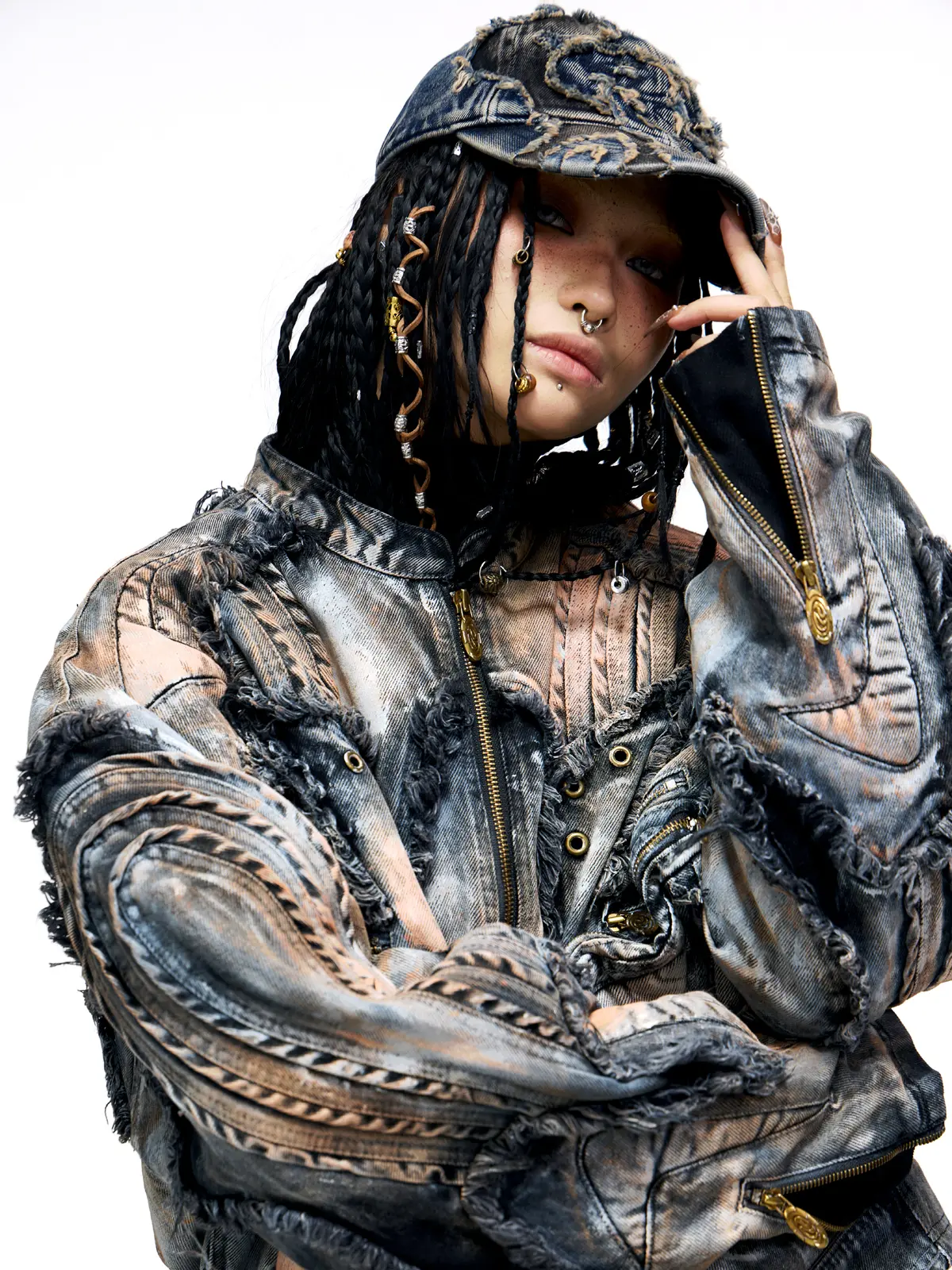 Graffiti Mud Wash Denim Jacket (only 60 pieces) - Image 5