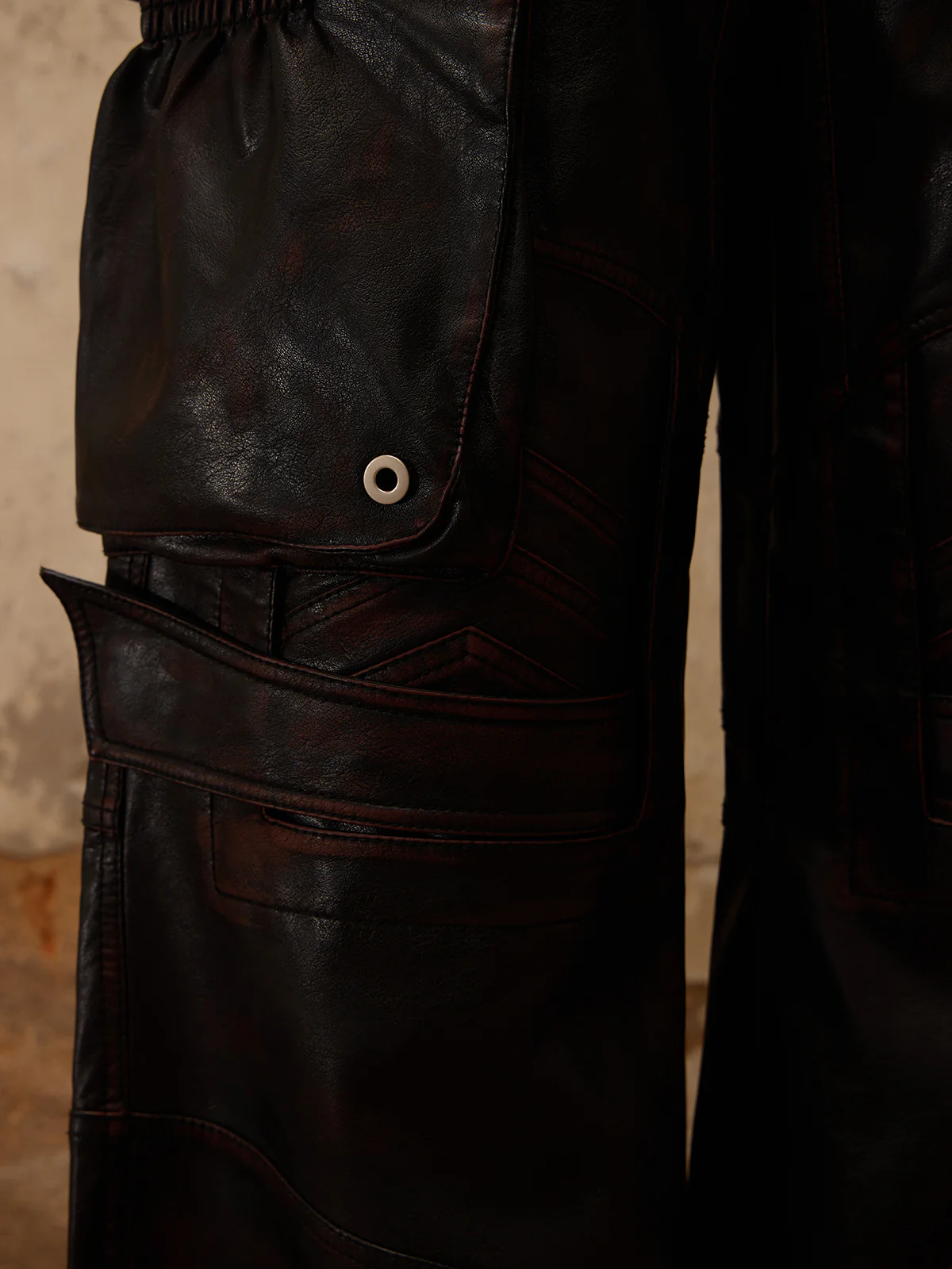 Beetle Faux-Leather Pants - Image 5