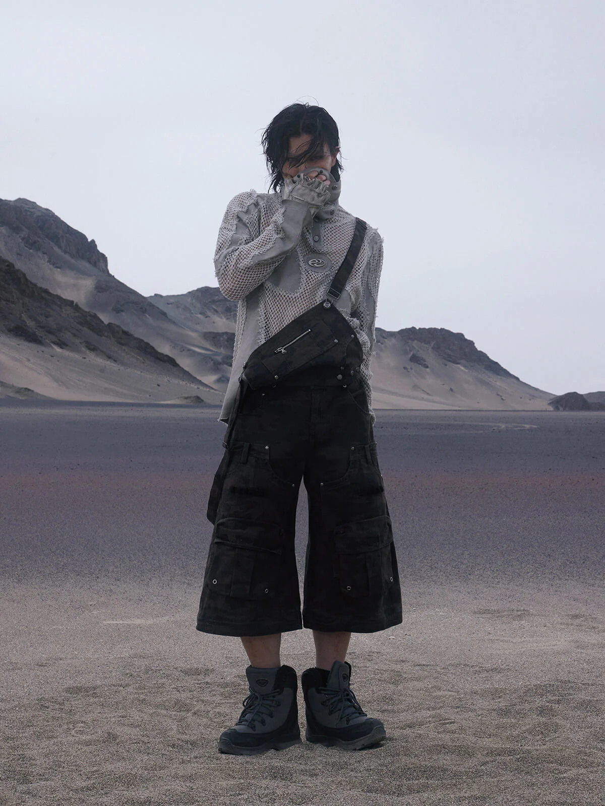 Personsoul Brown Camo Overalls with Zip-Off Legs - Image 5