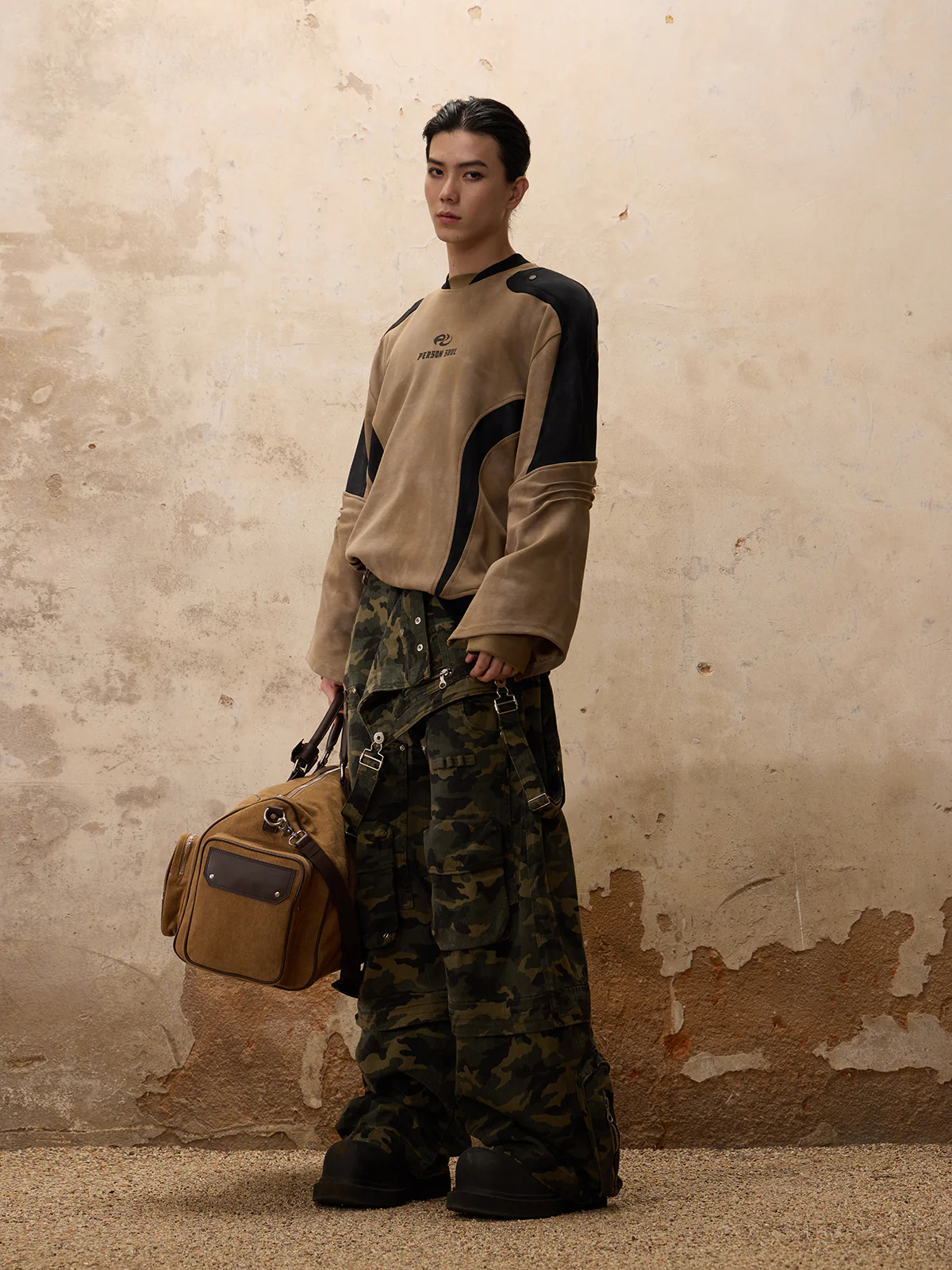 Personsoul Camouflage Overalls with Zip-Off Legs - Image 7