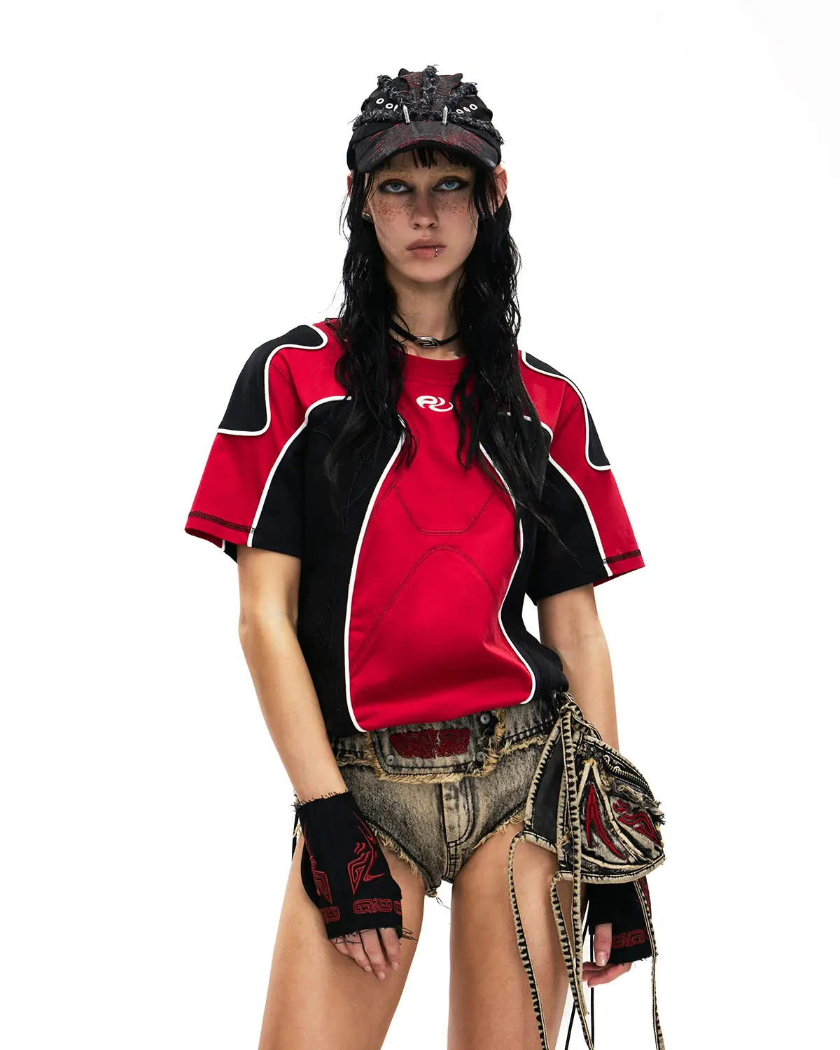 Personsoul Cooling Fitted Racing T-Shirt Red - Image 4