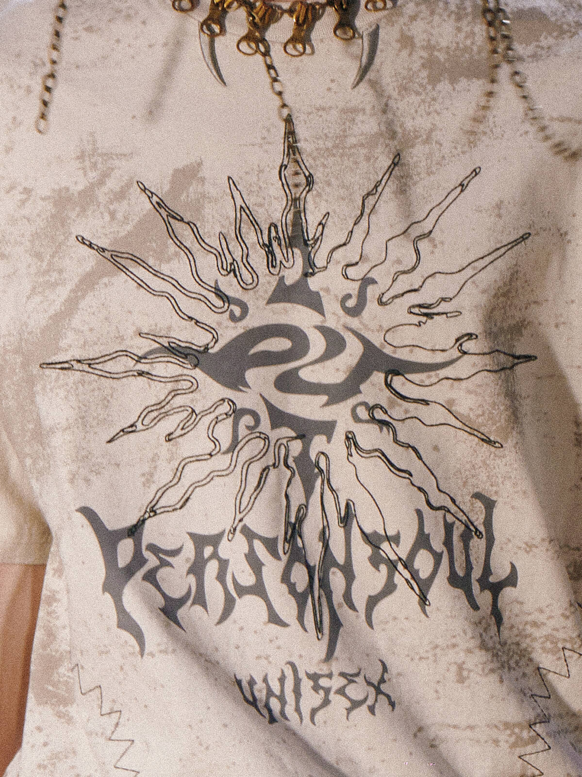 Personsoul Desert Sun Mystical Graphic T-shirt - Image 5