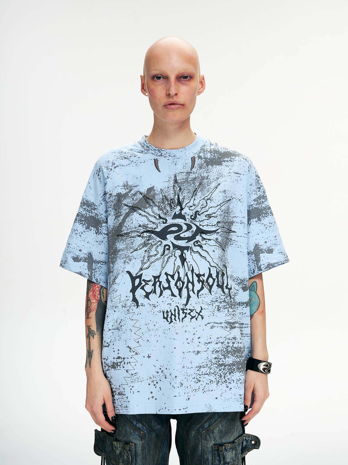 Personsoul Desert Sun Mystical Graphic T-shirt - Image 9