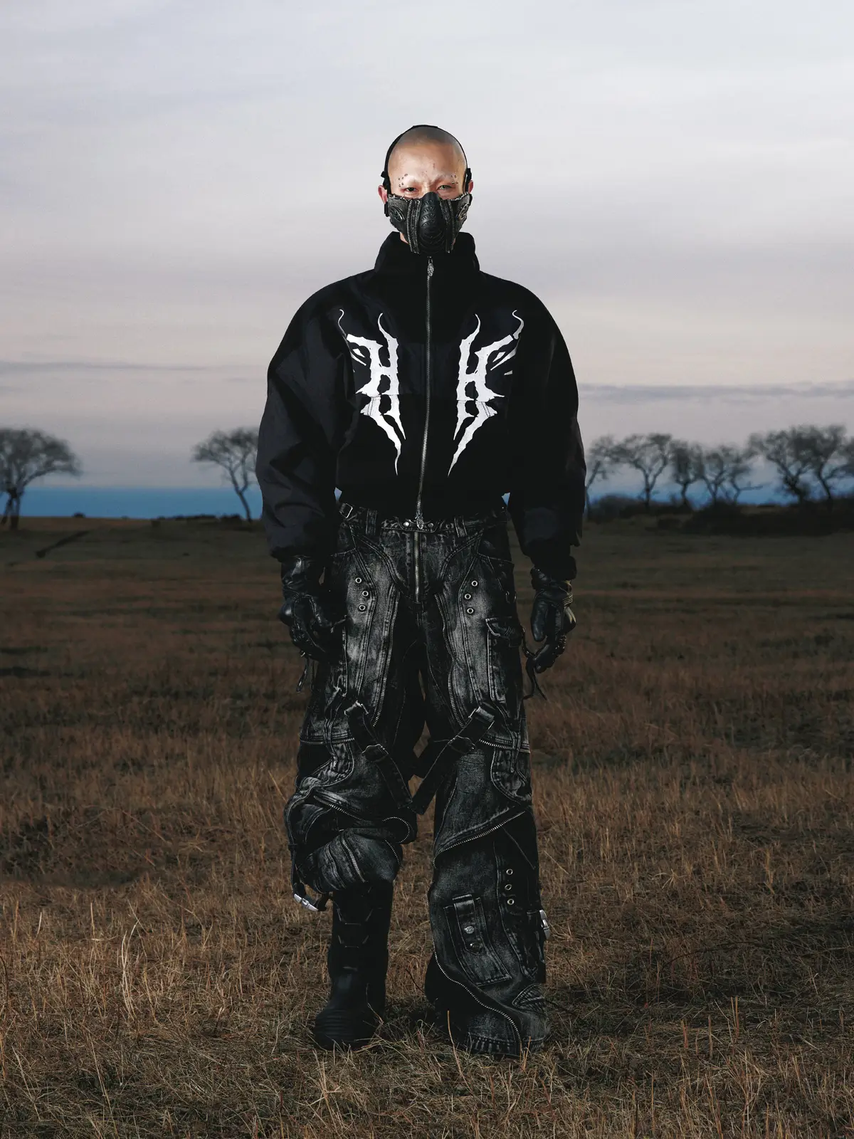Personsoul Embroidered Cropped Down Jacket - Image 15