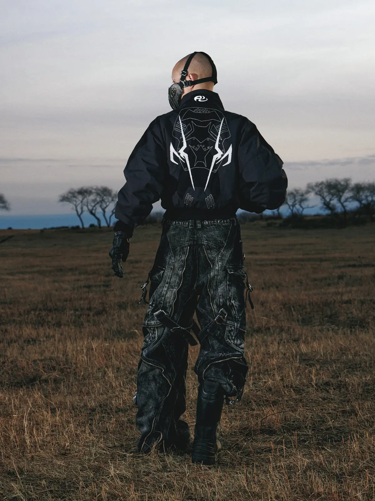Personsoul Embroidered Cropped Down Jacket - Image 16