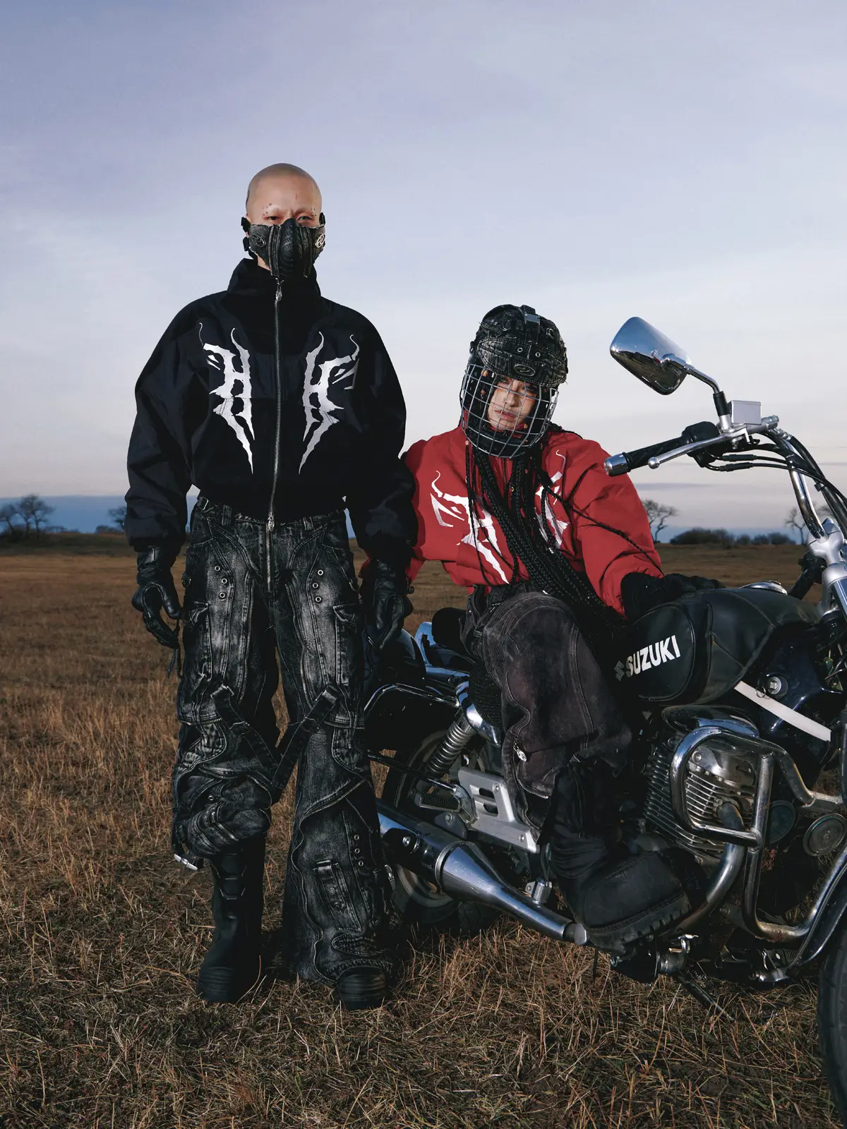 Personsoul Embroidered Cropped Down Jacket - Image 17