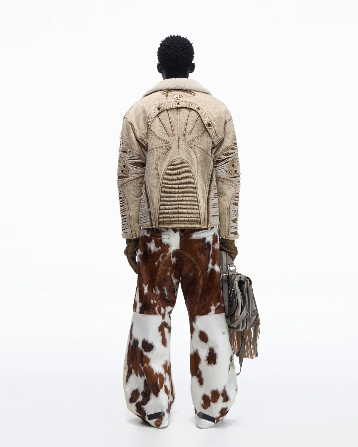 Personsoul Hair-On Cowhide Armor Curved Pants(Limited  100 pieces) - Image 11