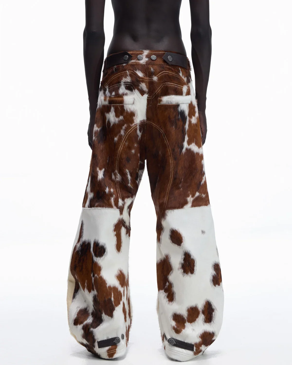 Personsoul Hair-On Cowhide Armor Curved Pants(Limited  100 pieces) - Image 3
