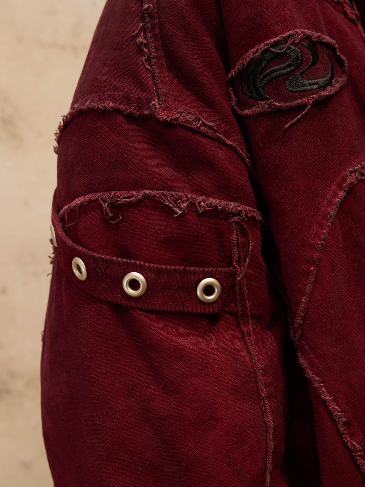 Personsoul Hand Brushed Dirty Cotton Jacket - Image 4