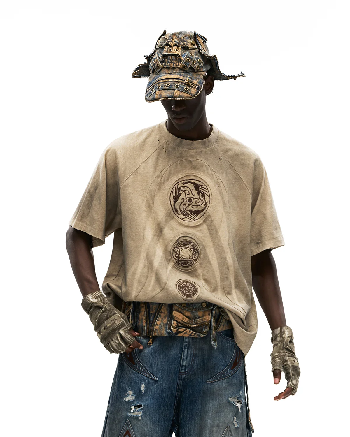 Personsoul Phoenix Totem Circle T-Shirt - Image 5