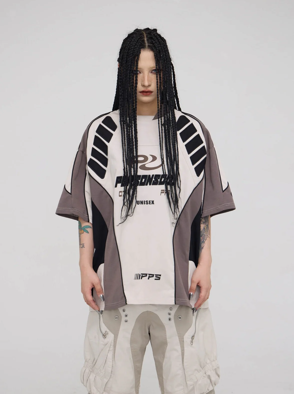 Personsoul Racing Logo Oversized T-Shirt - Image 11