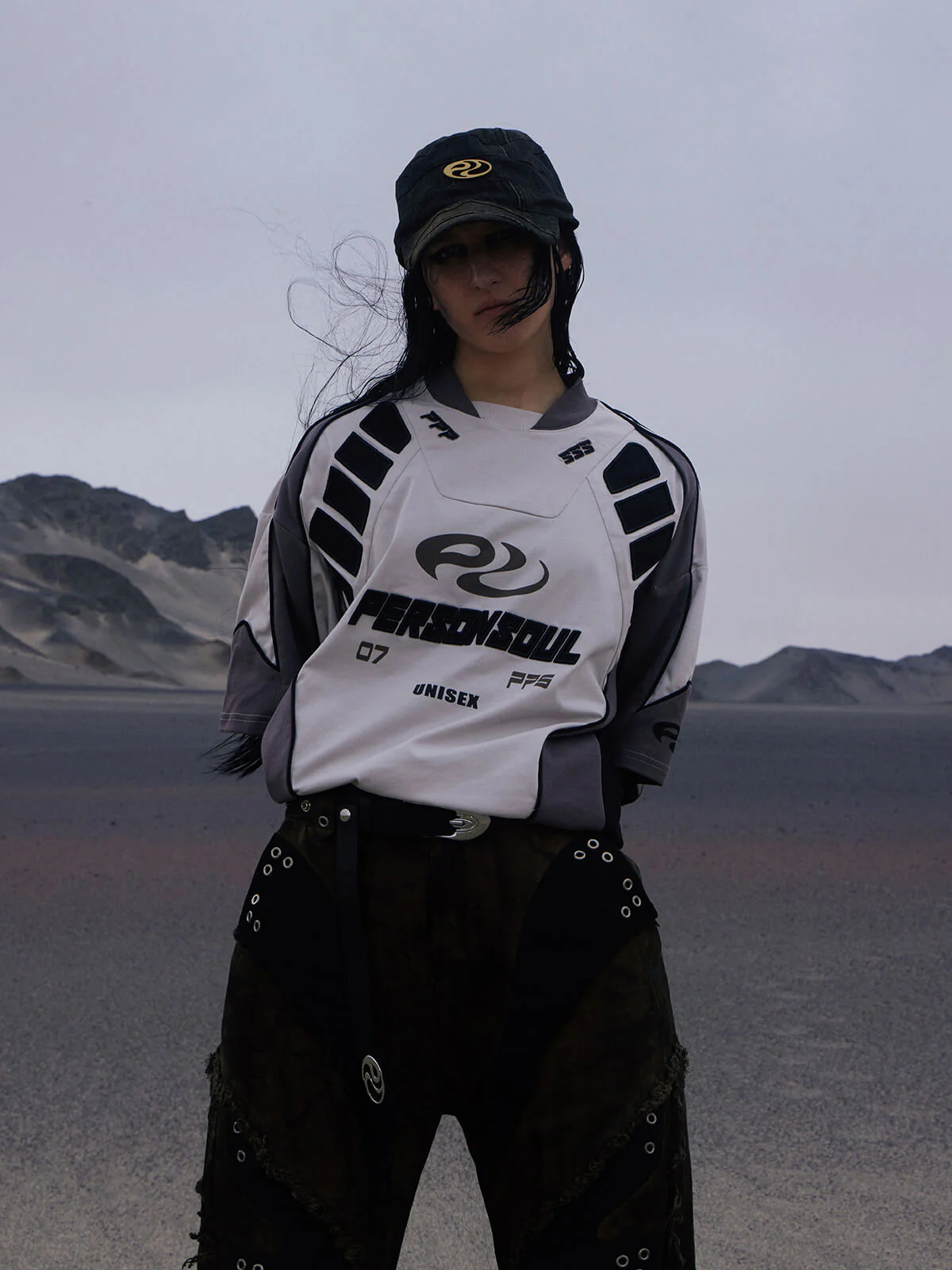 Personsoul Racing Logo Oversized T-Shirt - Image 12