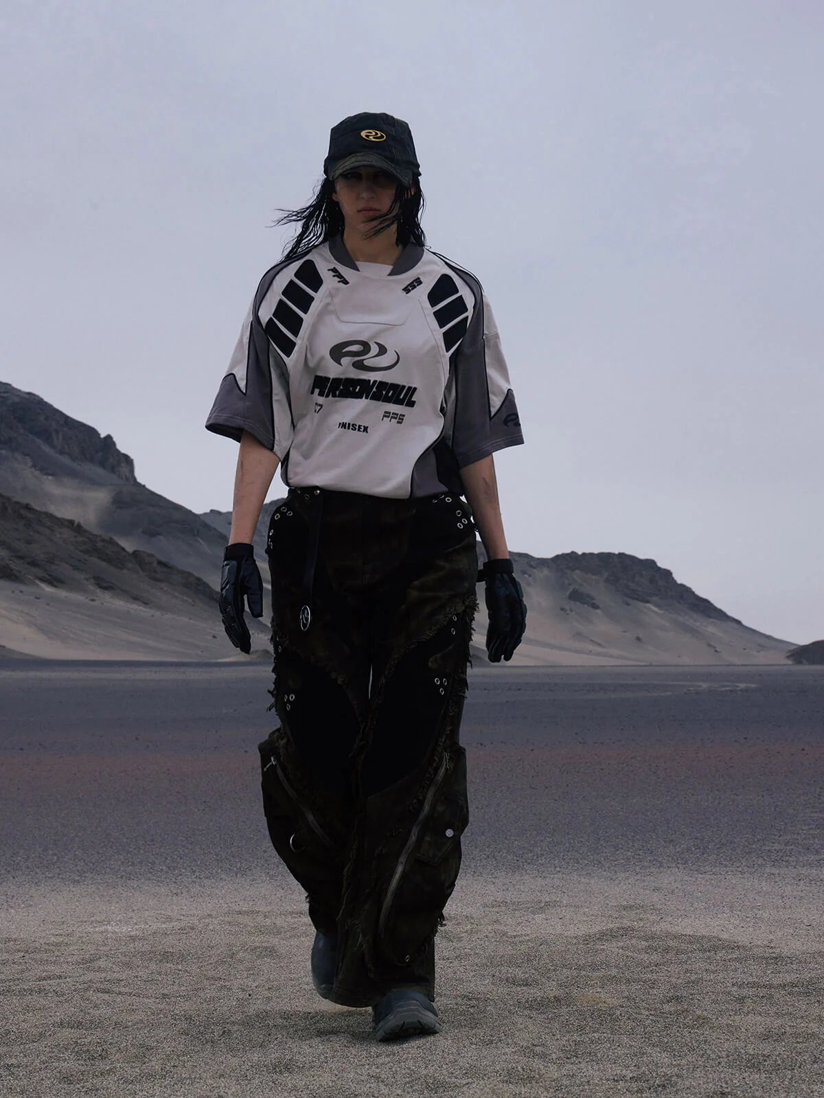 Personsoul Racing Logo Oversized T-Shirt - Image 14