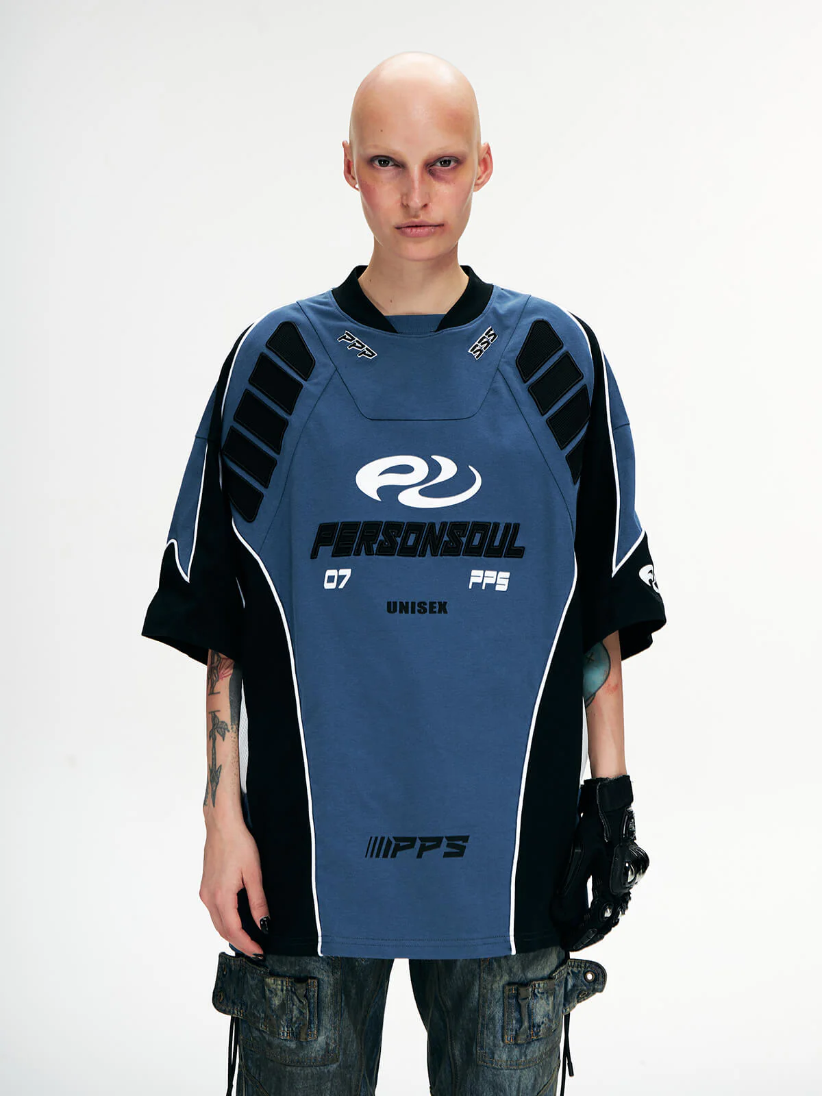Personsoul Racing Logo Oversized T-Shirt - Image 15