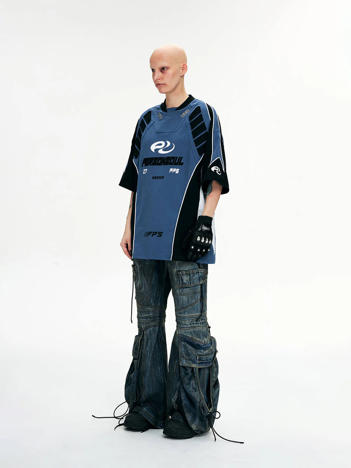 Personsoul Racing Logo Oversized T-Shirt - Image 19