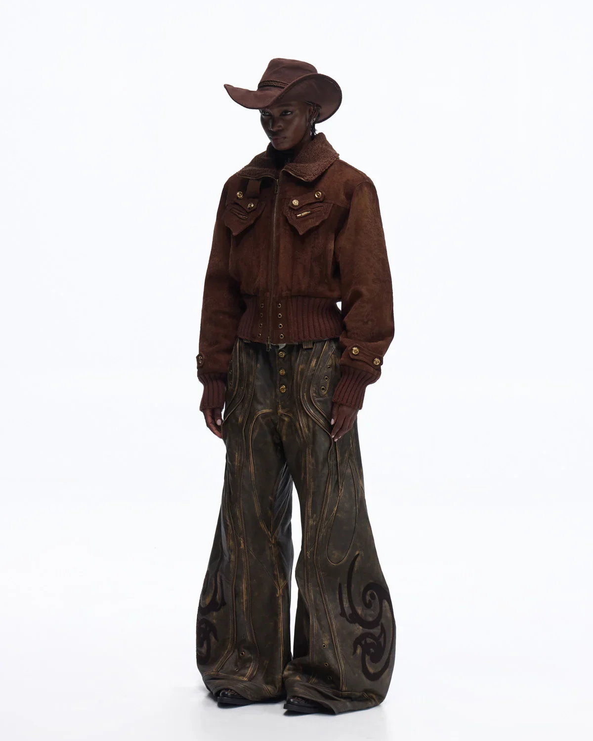 Personsoul Silk-finished Nubuck Cowhide Vintage Jacket(Limited 100 pieces) - Image 8
