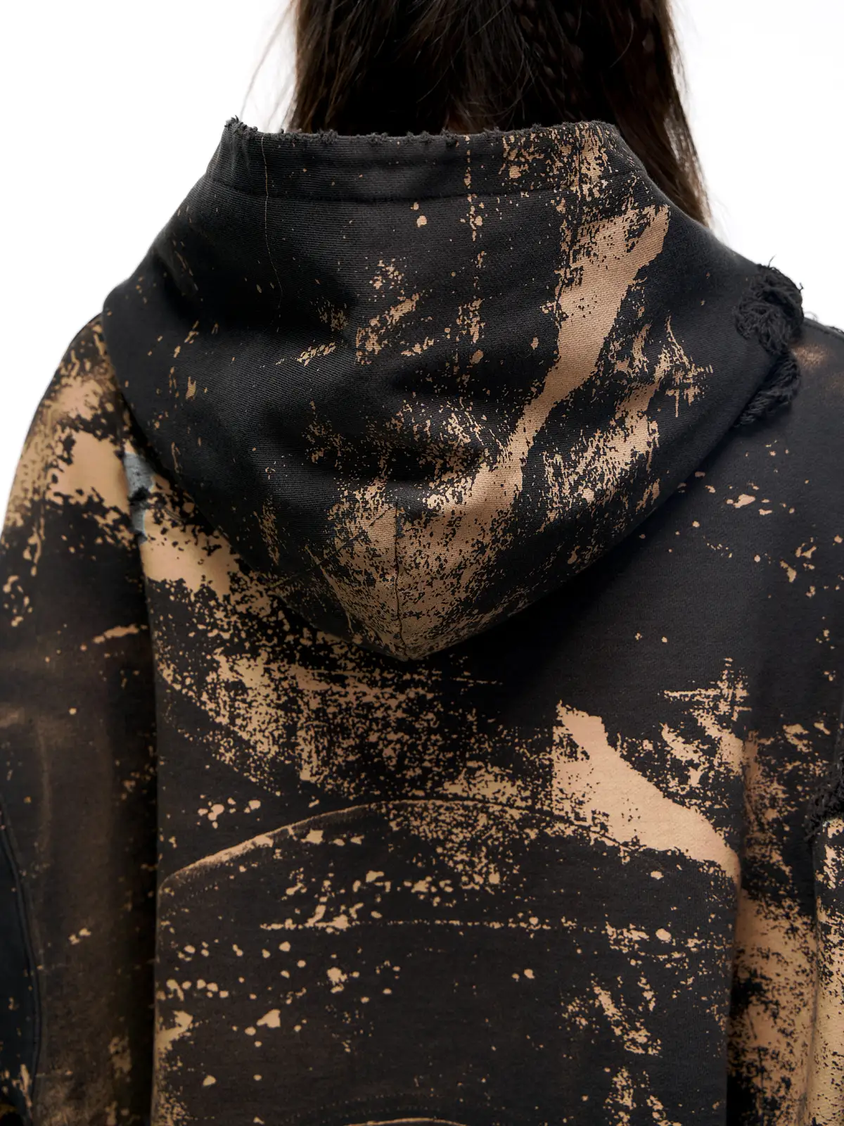 Personsoul Sun Totem Distressed Hoodie - Image 4
