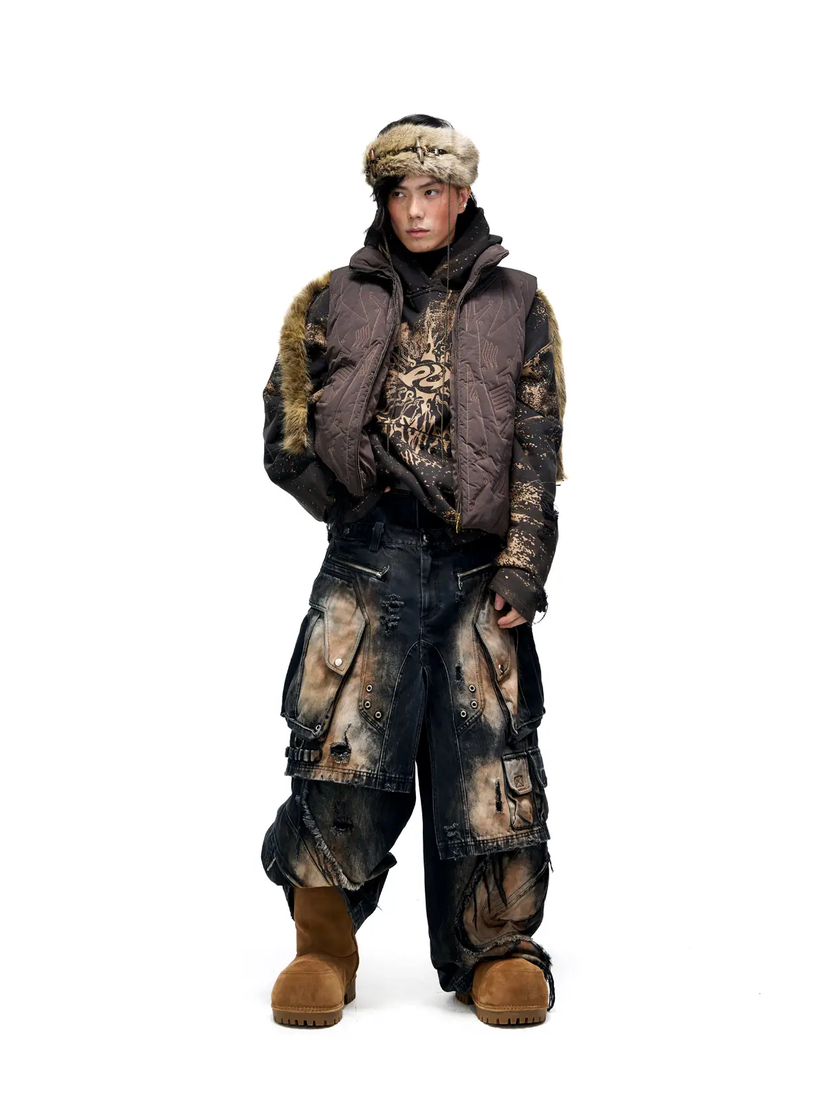 Personsoul Tactical Embroidered Down Vest - Image 13