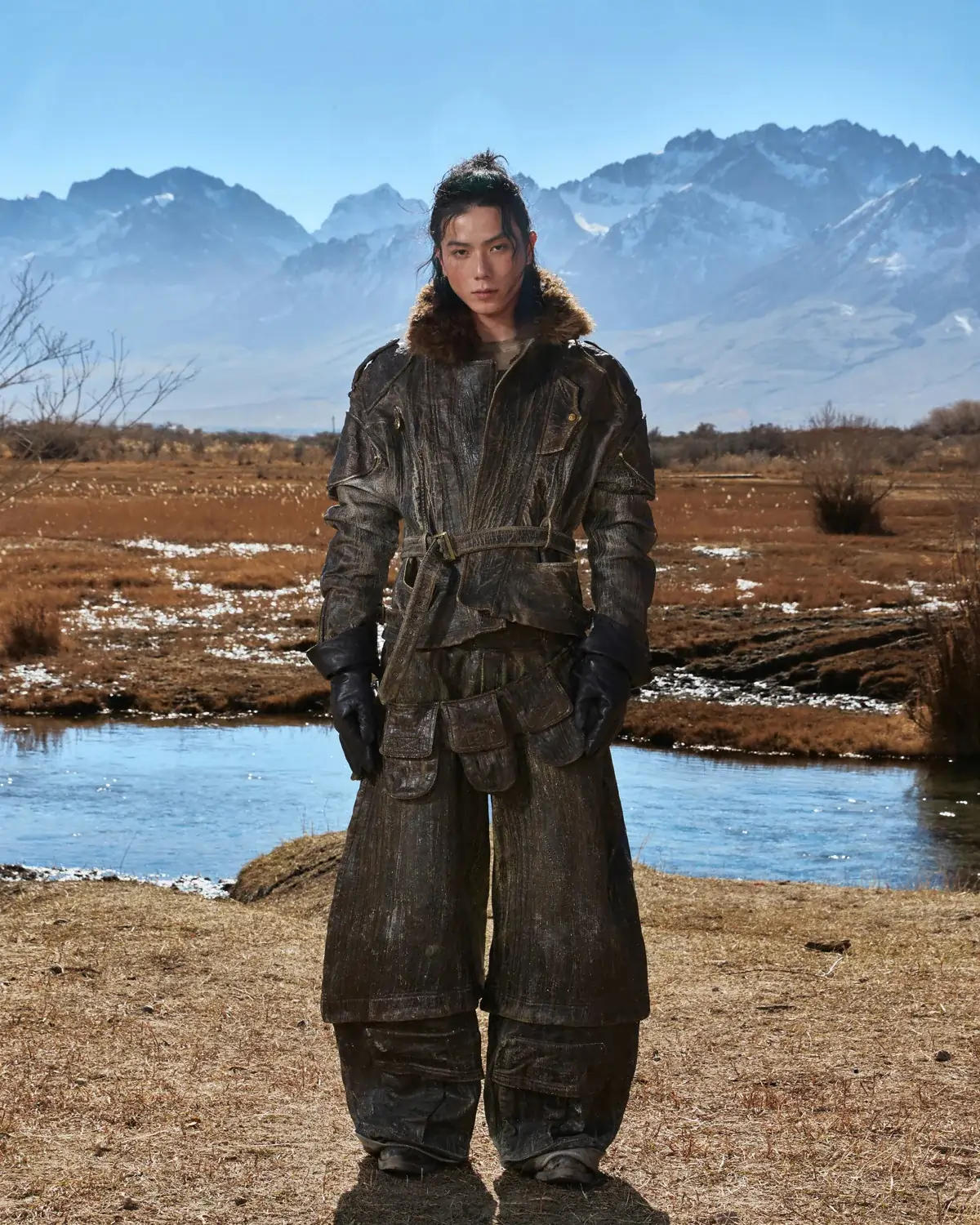 Personsoul Waxed Vintage Detachable Fur Collar Jacket(Limited  100 pieces) - Image 13