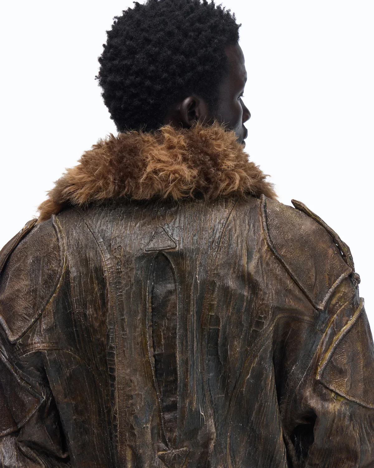 Personsoul Waxed Vintage Detachable Fur Collar Jacket(Limited  100 pieces) - Image 6