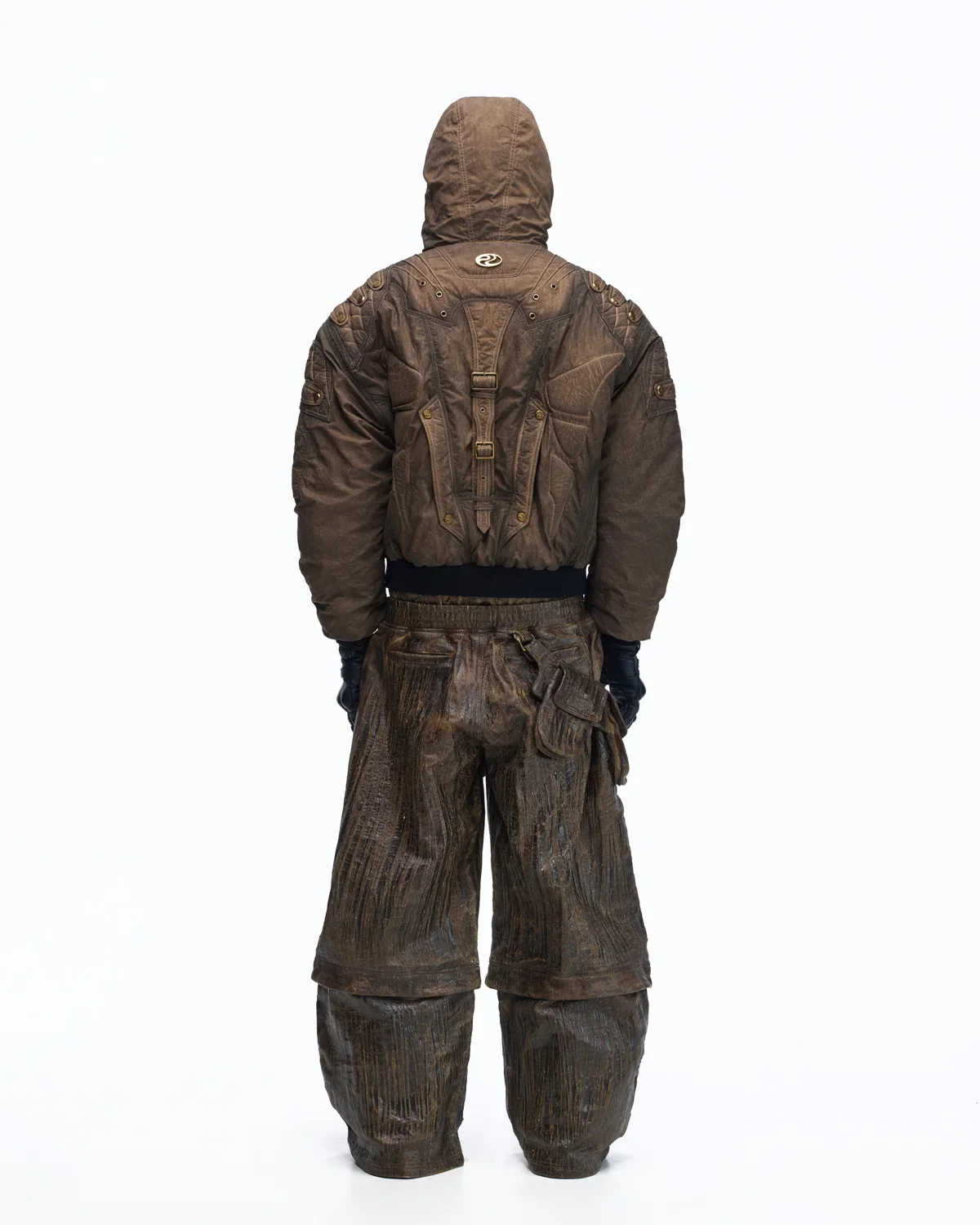 Personsoul Waxed Vintage Double-Waist Cargo Pants(Limited  100 pieces) - Image 11
