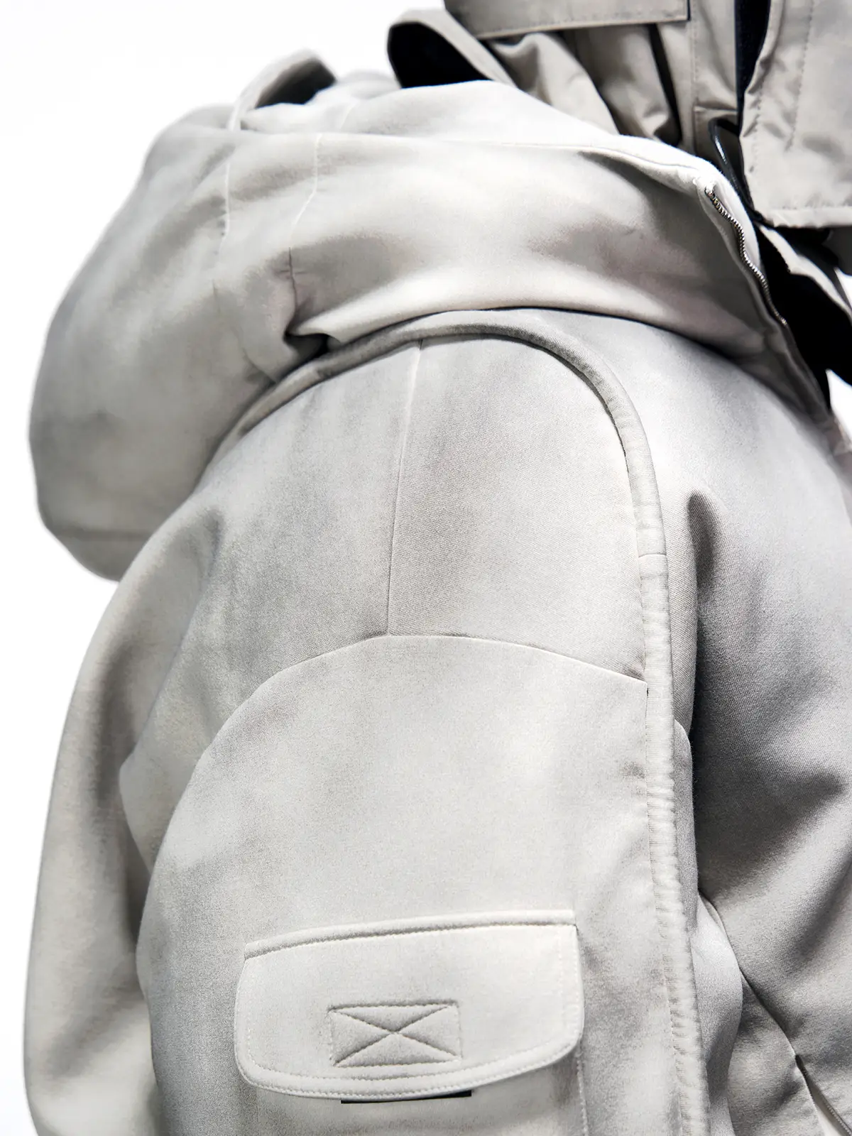 Personsoul Yuan Symbol Puffer Jacket - Image 4