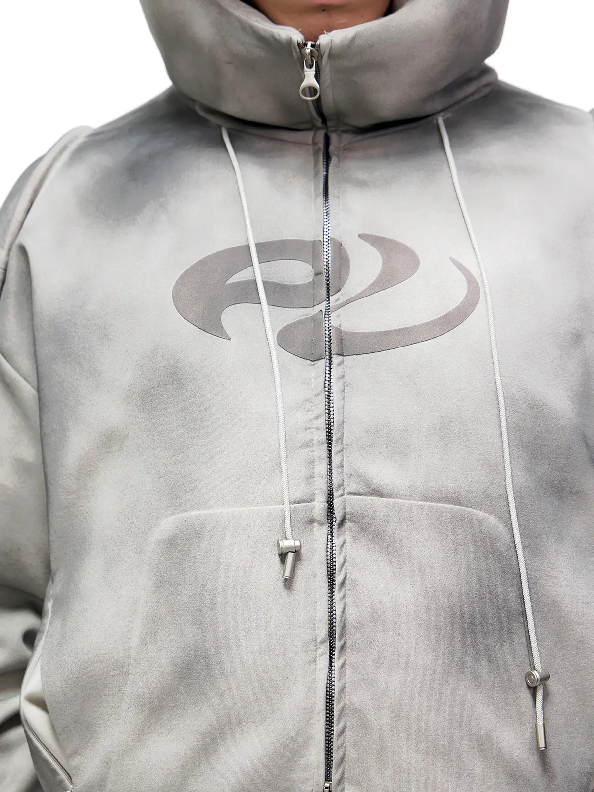 Personsoul Yuan Symbol Puffer Jacket - Image 5