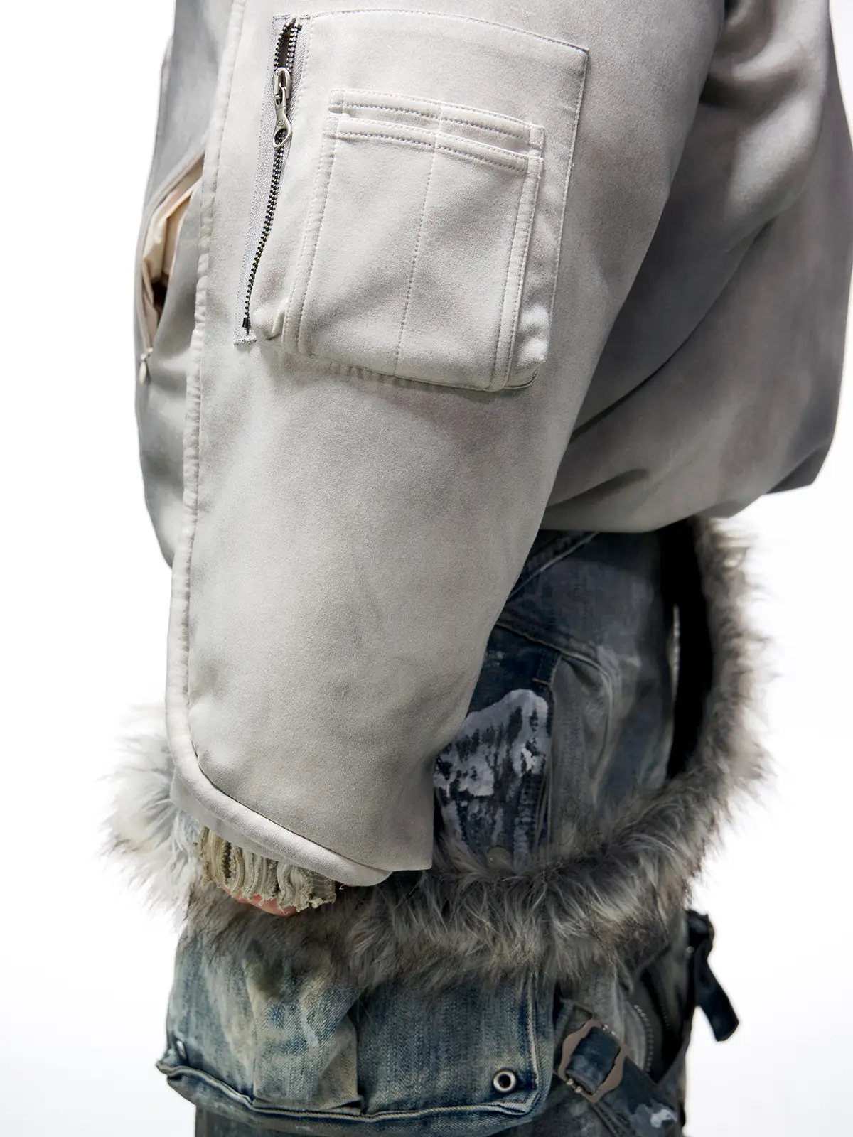 Personsoul Yuan Symbol Puffer Jacket - Image 7