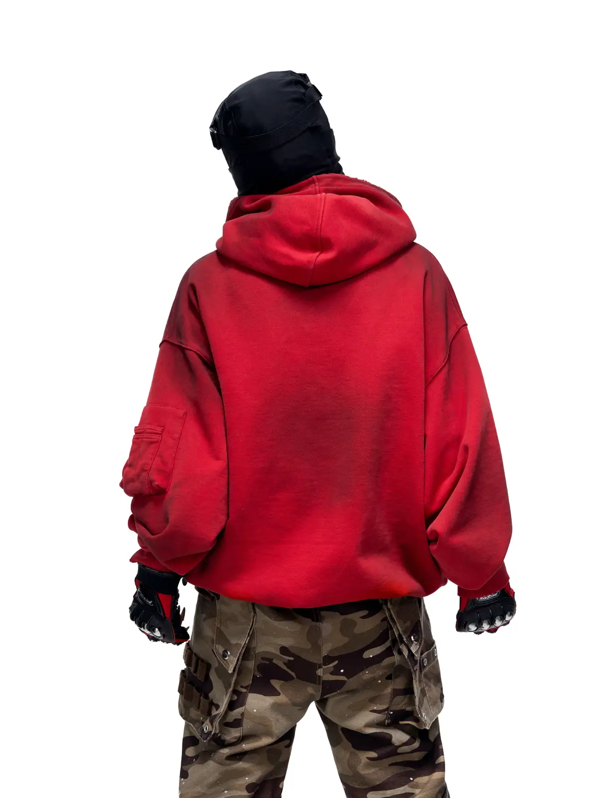 Personsoul Yuan Symbol Tie-Dye Gradient Hoodie - Image 10